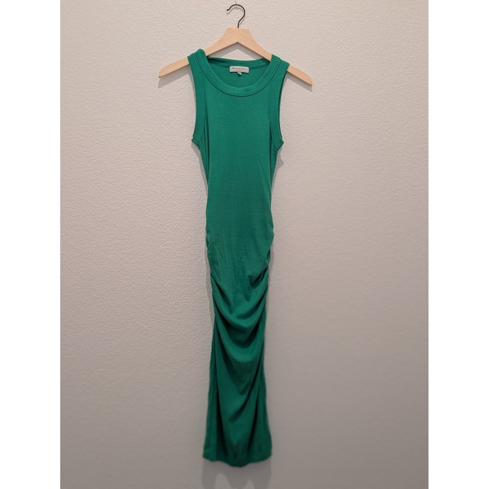 Michael Stars Green Ruched Tank Dress XS